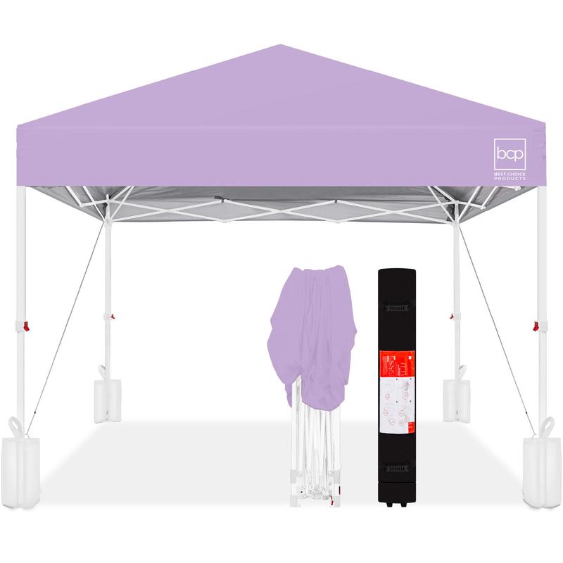 Toldo plegable de fácil montaje de 3x3 metros con instalación mediante un solo botón, estuche con ruedas y 4 bolsas de peso.