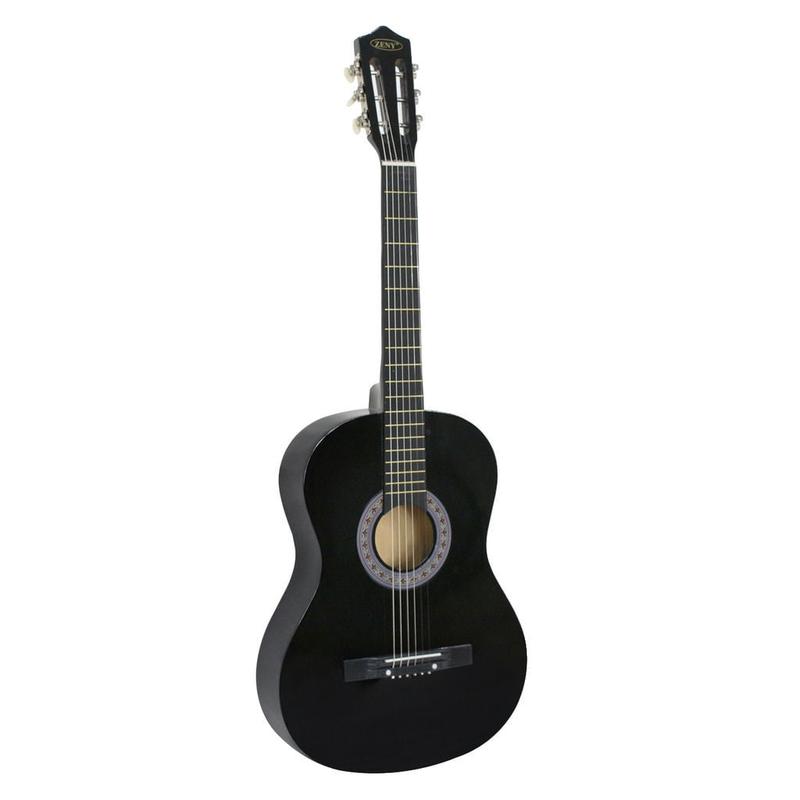 Guitarra acústica Segawe de 38" para principiantes - Juego completo con estuche, correa, afinador, púas y diseño fácil de transportar.