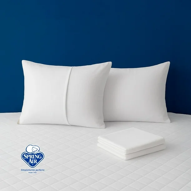 Paquete Colchon King Size + 2 Almohadas + Cubre Colchon + Sabanas Spring Air Smith