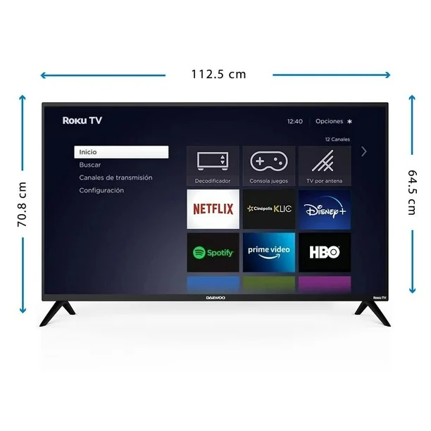 TV Daewoo 50 Pulgadas 4K Ultra HD Smart TV LED DAW50R