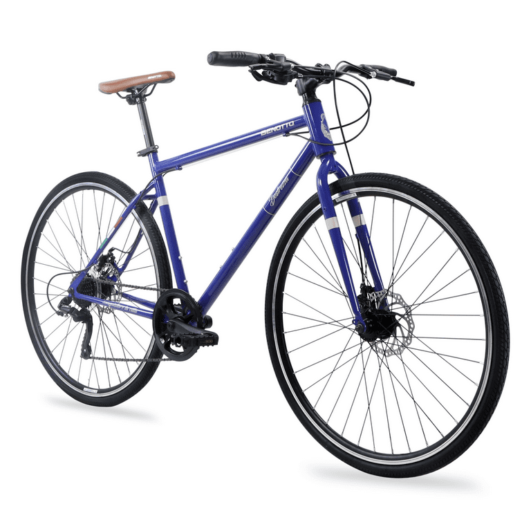 Bicicleta Hibrida R700C 7V Frenos de Disco azul 52