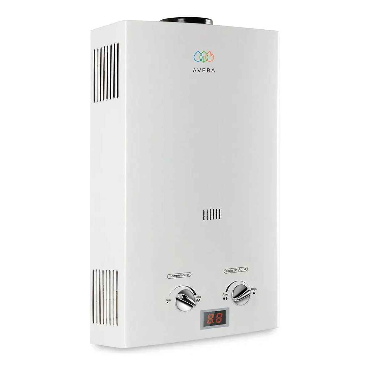 Avera Calentador de agua/ Boiler de paso C6L A gas Blanco GLP