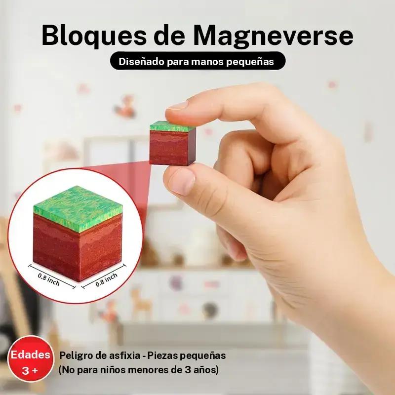 Set de 200 piezas de Bloques de Construcción Magnéticos para Niños de 3 a 8 años, Juguete Educativo STEM Montessori, Juego Sensorial y Regalo de Aprendizaje