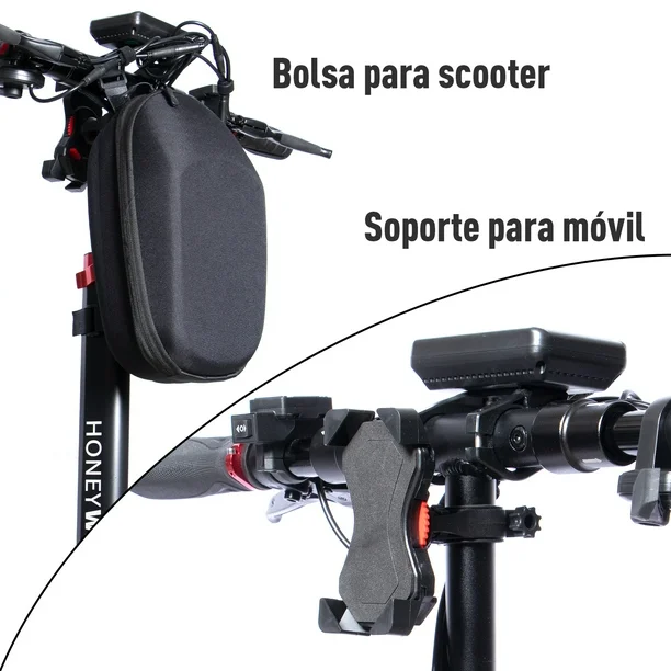 Scooter Eléctrico Honey Whale T4-B Negro Honey whale T4