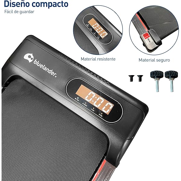 Caminadora Electrica, Walking Pad con Asa, 100 * 48 * 120 cm, 110 V, Pantalla Digital, Caminadora Plegable, Portatil, Ideal para Oficina, Hogar, Cinta para Caminar (Walking Pad con Asa)