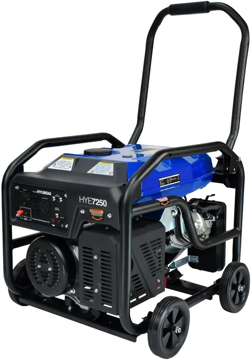 Generador Profesional  7250w C/Motor 15 Hp 110v/220v - HYE7250