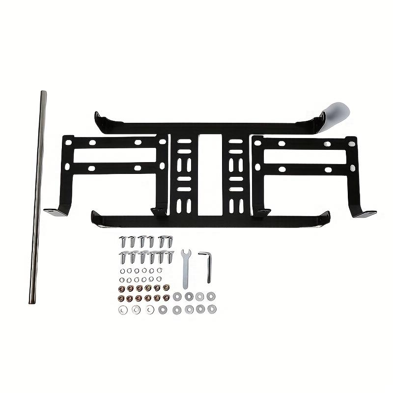 1 set of 2 pcs heavy-duty motorcycle luggage, a pair of side boxes made of ABS plastic material, comes with installation brackets, safety locks, reflective strips, and lining, making it an essential accessory for vehicles