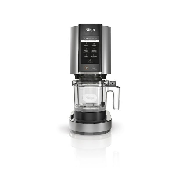 Máquina para Fabricar Helados Ninja Creami 7 Programas 2 Recipientes con Tapa Color Plata