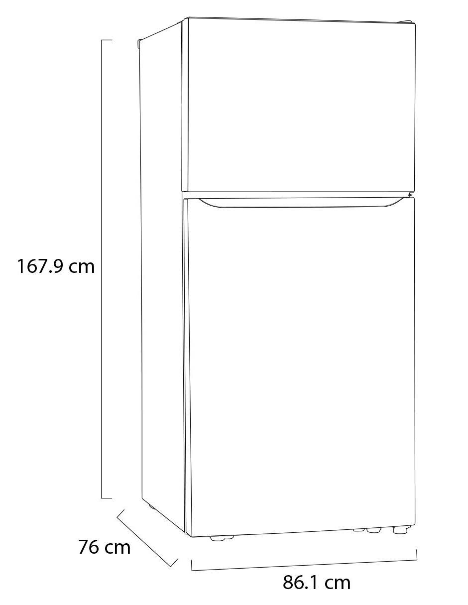 Refrigerador20 pies cúbicos plateado LT57BPSX