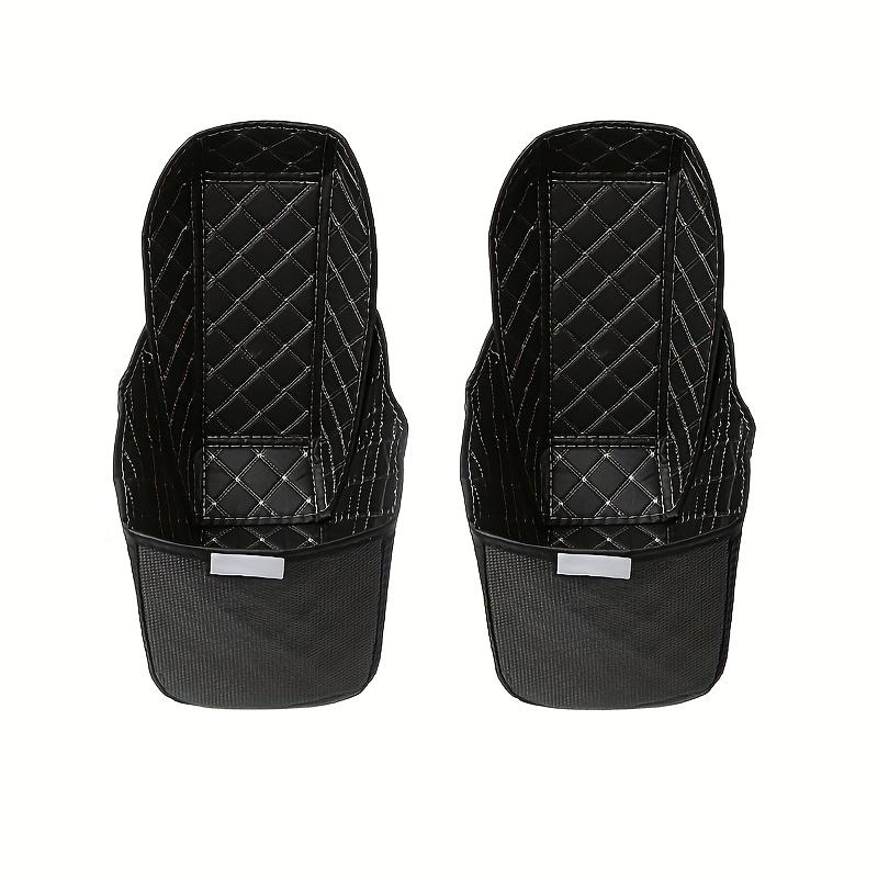 1 set of 2 pcs heavy-duty motorcycle luggage, a pair of side boxes made of ABS plastic material, comes with installation brackets, safety locks, reflective strips, and lining, making it an essential accessory for vehicles