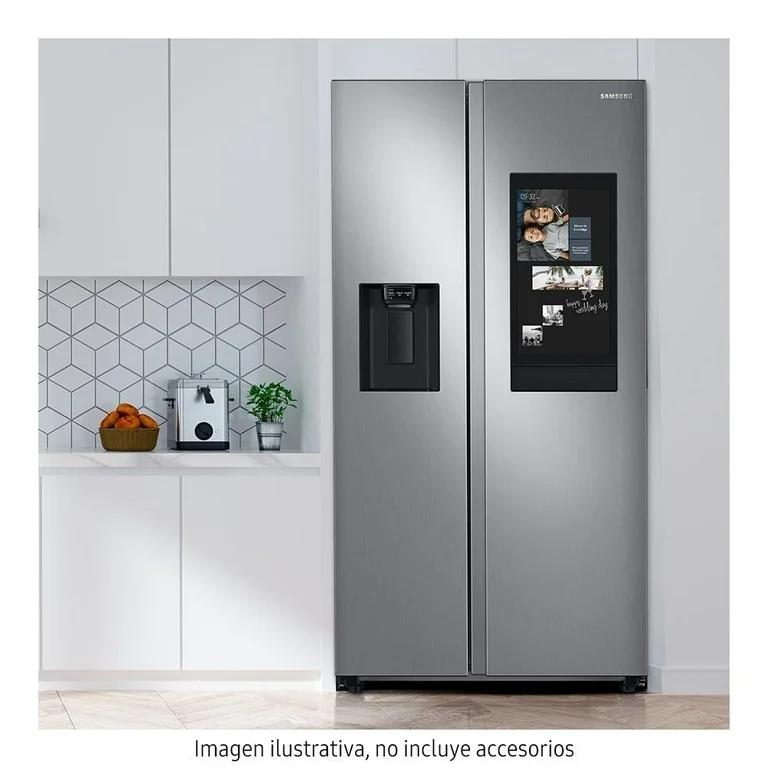 Refrigerador Side By Side 22 Pies Samsung Family Hub RS22T5561S9/EM Side By Side Family Hub Silver