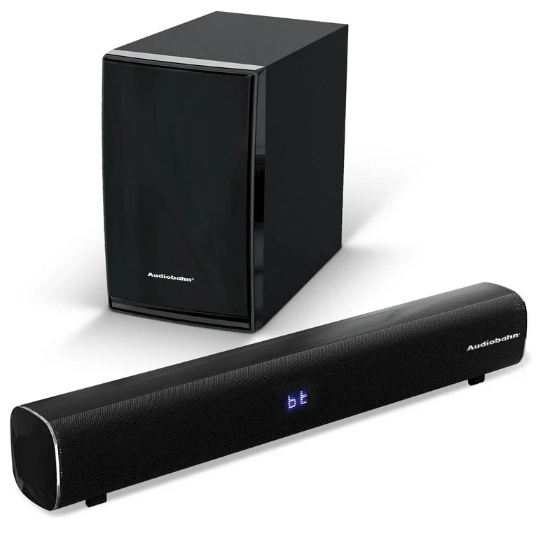 Barra de Sonido Audiobahn con Subwoofer 2.1 ASBAR900PACK