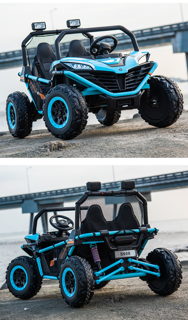 Gran coche eléctrico todoterreno para niños.