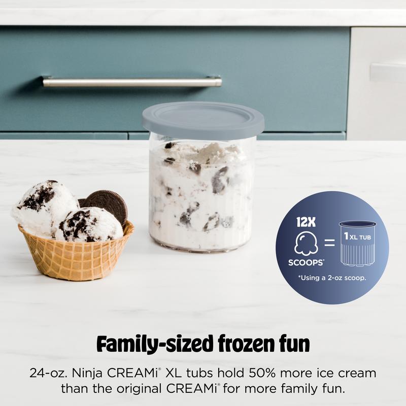 Máquina para hacer helados y postres congelados Ninja CREAMi XL Deluxe 11 en 1 - NC501