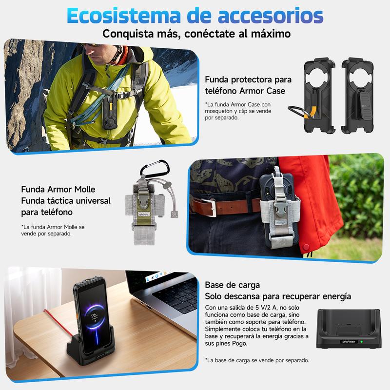 Envío Rápido¡El celular más ruidoso!  Ulefone RugKing con sonido de 126dB es perfecto para albañiles y trabajo pesado. ¡Indestructible y suena como bocina!-
