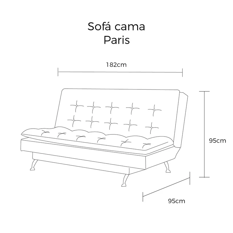 Paquete Majestic, Sala modular + Sofá Cama 3 posiciones 2 en 1, Atlas del Descanso color Café