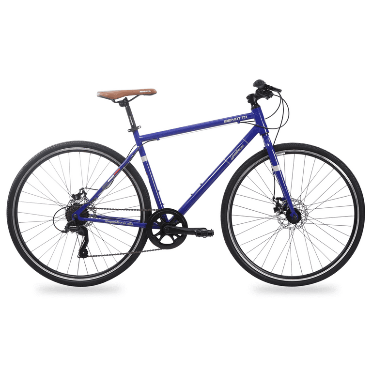 Bicicleta Hibrida R700C 7V Frenos de Disco azul 52