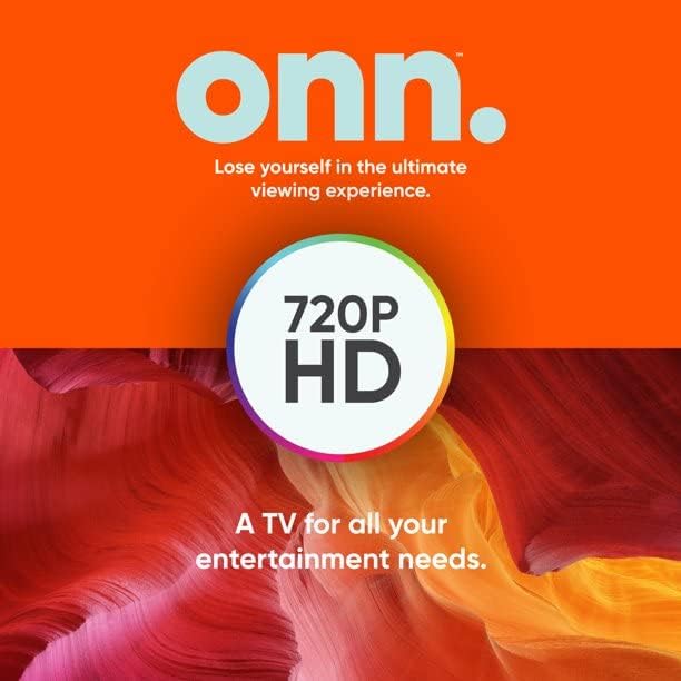 Telvision Onn 100002430 HD 24 pulgadas Pantalla LED Alta definicion 720P HDMI