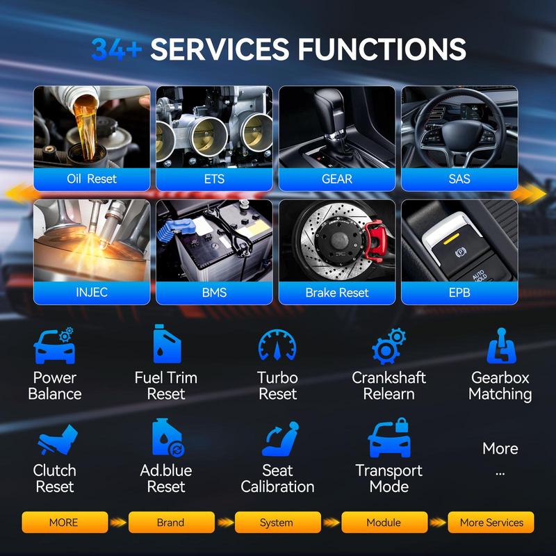 Escáner OBD2 892BT para automoción con IA, actualización gratuita de por vida, escáner OBD2 de sistema completo, codificación de ECU, herramienta de diagnóstico OBD2 bidireccional, 35 servicios, FCA Autoauth, CANFD y DoIP.