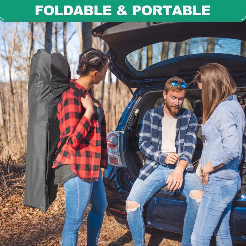 Cama plegable de camping Naudacaa con colchón de doble cara – Cama de invitados portátil y resistente para camping, viajes, uso en exteriores e interiores, soporta hasta 400 kg (880 lbs) Azul