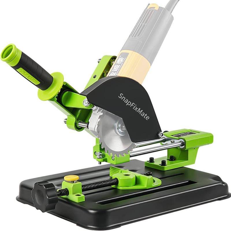 Soporte para amoladora angular GJANSH mejorado, deslizante, para bricolaje, con base de aluminio y hierro. Apto para amoladoras angulares de 100/115/125 mm (solo soporte). TikTokShopBlackFriday