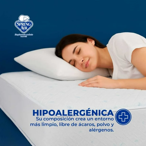 Paquete Colchon King Size + 2 Almohadas + Cubre Colchon + Sabanas Spring Air Smith