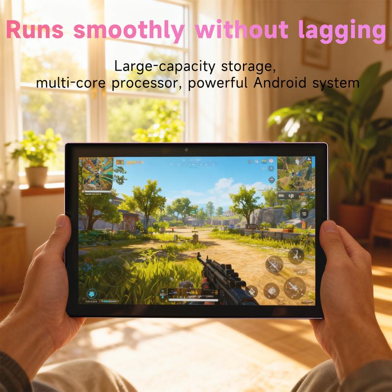 Tableta PEICHENG 2026 Android 16.0 con pantalla IPS de 10.1", 20 GB de RAM (6+14 GB), 128 GB de ROM (ampliable hasta 1 TB), procesador Octa-Core de 2.2 GHz, certificación GMS, WiFi 6, 5G y Bluetooth 5.0. Paquete de tablet perfecto para el trabajo y el oci