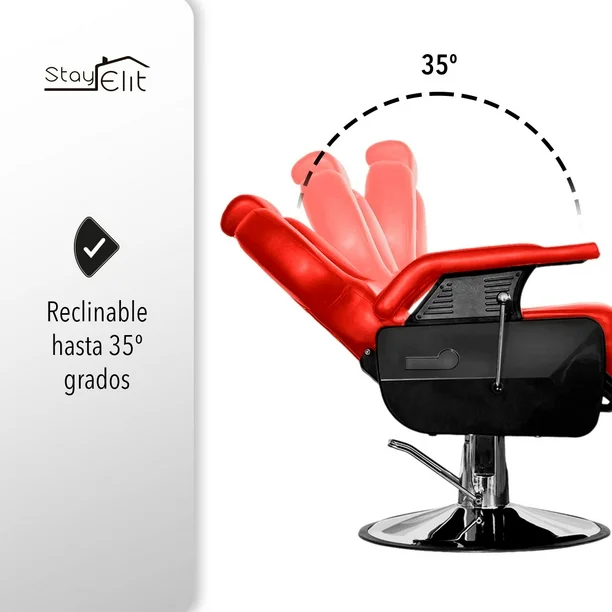 SILLON BARBERO ROJO Stay Elit BARB-RJ