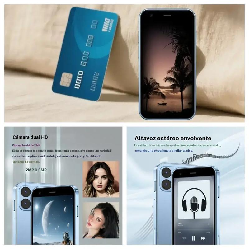 Student Mini Smartphone with 3-Inch HD Display, 2gb RAM, Dual Sim, 900mah Battery, Android System, Compact Design, Ideal for Studying