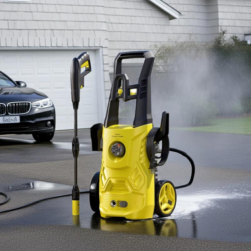 Hidrolavadora eléctrica de 1600 W, 2.6 GPM, 2600 PSI con cañón de espuma para limpiar autos, entradas de vehículos, terrazas, cercas, patios y exteriores. Incluye 3 longitudes de lanza. Hidrolavadora portátil dealforyourday