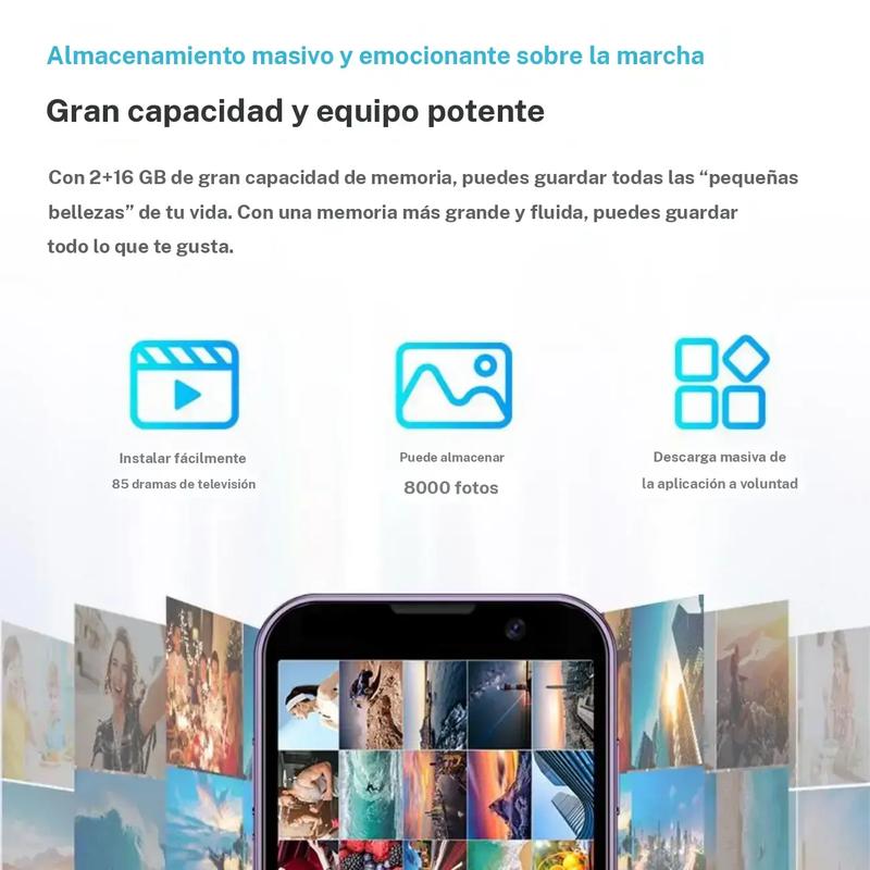 Student Mini Smartphone with 3-Inch HD Display, 2gb RAM, Dual Sim, 900mah Battery, Android System, Compact Design, Ideal for Studying