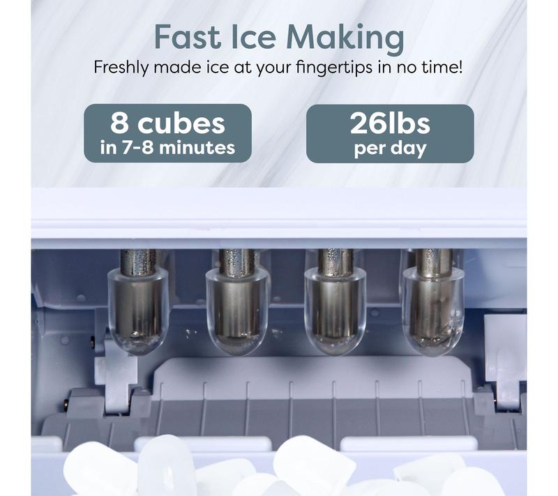 Máquina de hielo autolimpiante Igloo de 11,8 kg (26 lb)