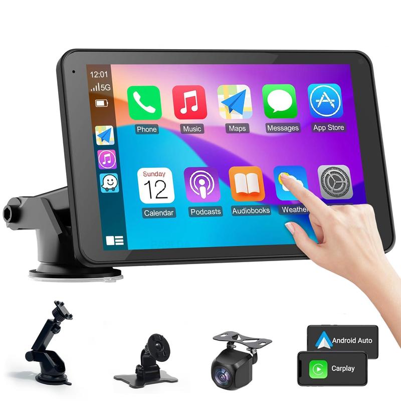 【PASLDA】Pantalla CarPlay inalámbrica mejorada 2026 para Android e iPhone: El adaptador CarPlay portátil definitivo para un entretenimiento sin interrupciones en el coche.