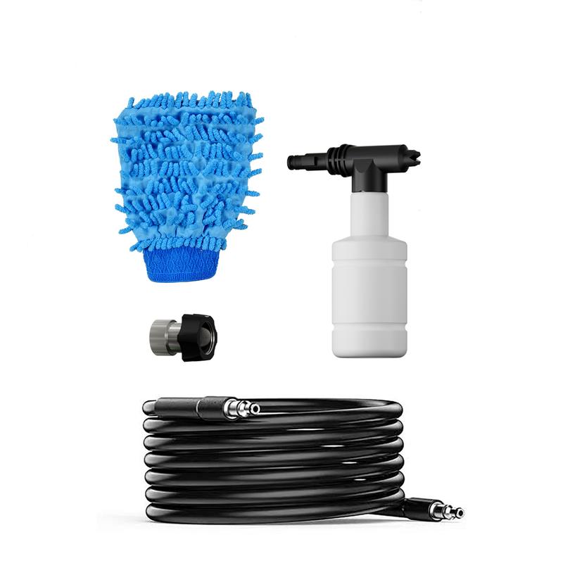 Hidrolavadora eléctrica de 1600 W, 2.6 GPM, 2600 PSI con cañón de espuma para limpiar autos, entradas de vehículos, terrazas, cercas, patios y exteriores. Incluye 3 longitudes de lanza. Hidrolavadora portátil dealforyourday