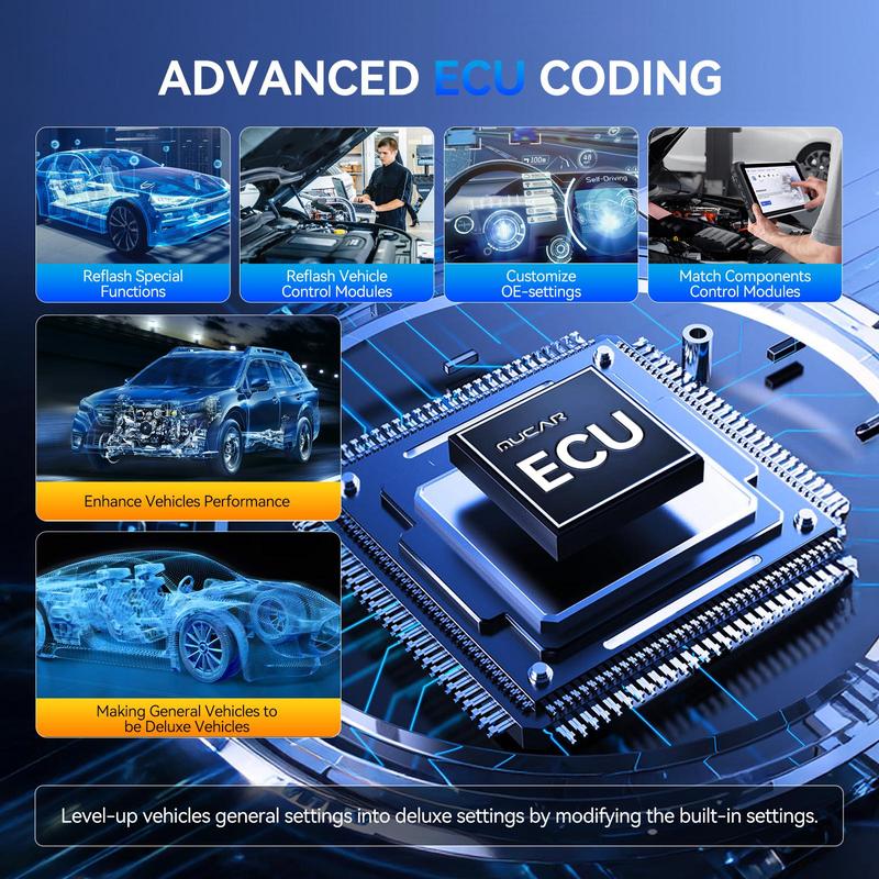 Escáner OBD2 892BT para automoción con IA, actualización gratuita de por vida, escáner OBD2 de sistema completo, codificación de ECU, herramienta de diagnóstico OBD2 bidireccional, 35 servicios, FCA Autoauth, CANFD y DoIP.