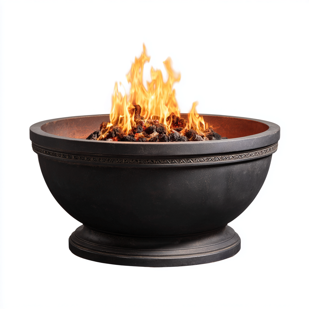 Riscaldamento da esterno in metallo 80x80x45 cm - nero - braciere decorativo per uso esterno-Roommyloft