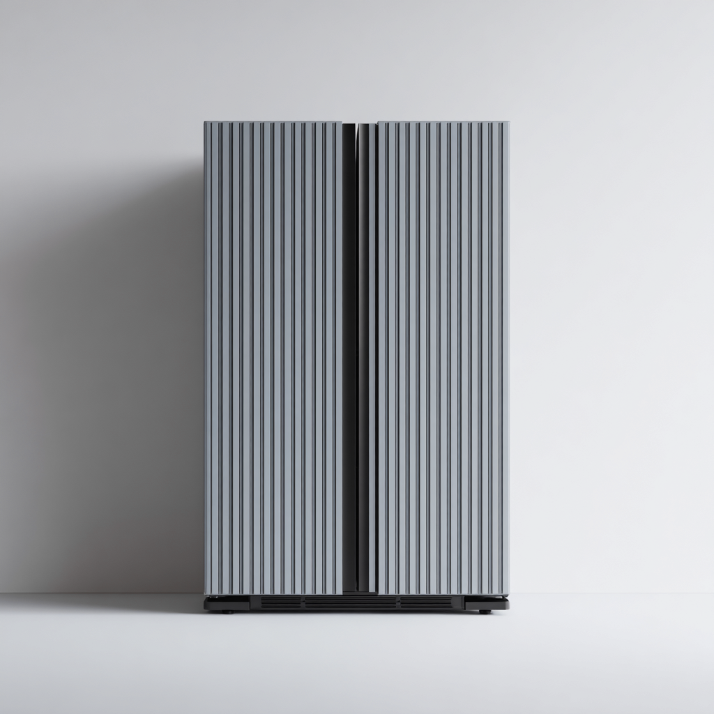 Armadio con doppia anta 90x45x190 cm - grigio - design moderno-Nestgetnest