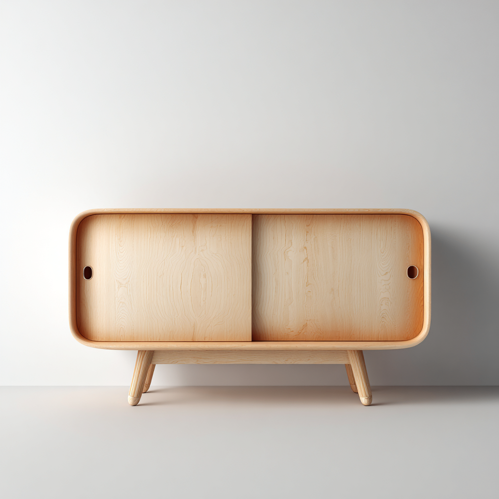 Credenza in legno 140x40x70 cm - marrone - design moderno per soggiorno-Nestgetnest