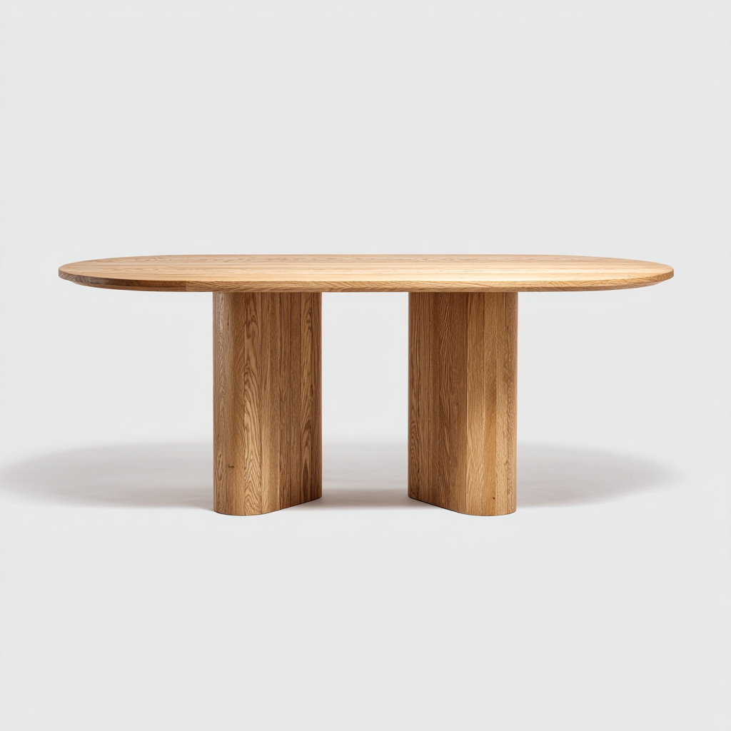 Tavolo da pranzo legno massello 200x100x75 cm - Naturale - Design moderno-Nestgetnest