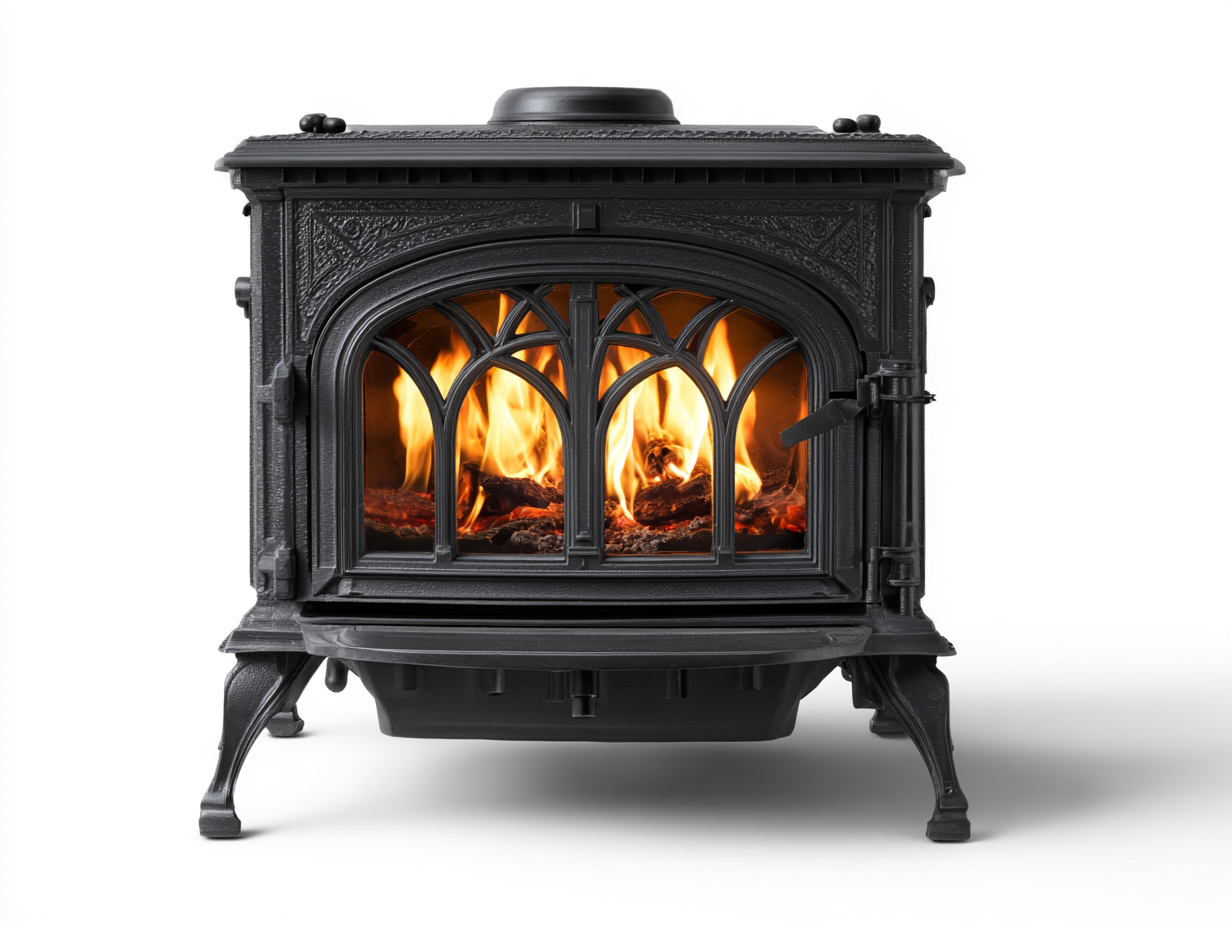 Chimenea eléctrica de salón metal y vidrio 70x40x65 cm - negro - estilo clásico con efecto llama-Craftmyloft