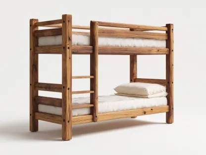 Literas de madera maciza 200x100x160 cm - Madera natural - Diseño funcional para dormitorio-Craftupshop