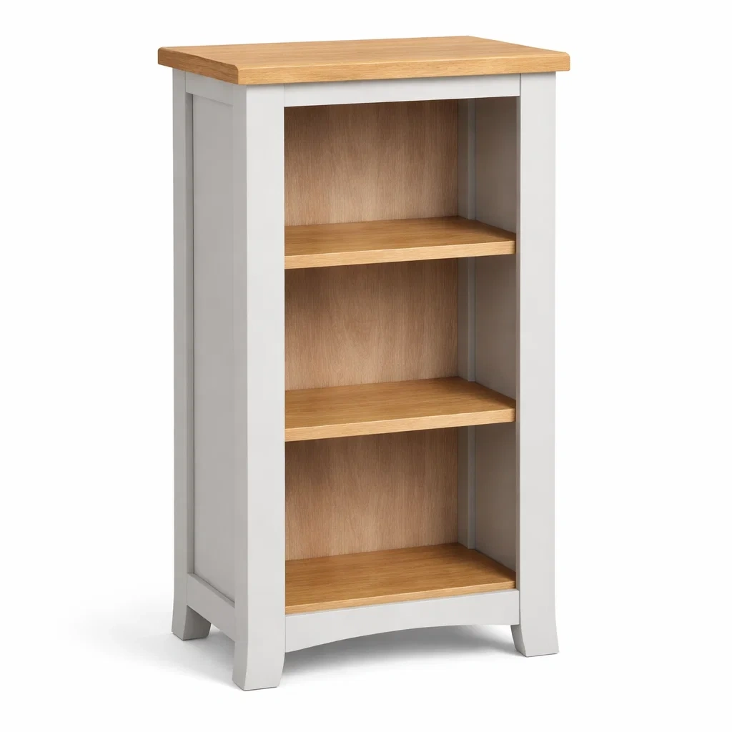 Compact Open Shelf Side Storage Cabinet-Kestaro