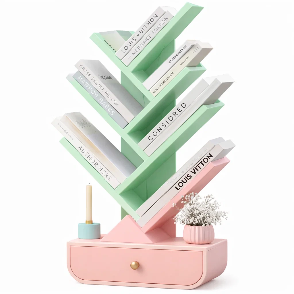 Creative Tree Style Book Display Shelf-Kestaro