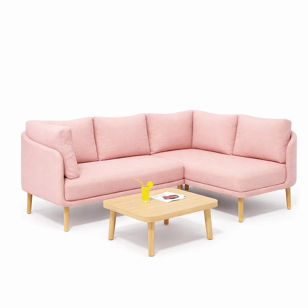 Modern Fabric Corner Sofa Set-Kestaro