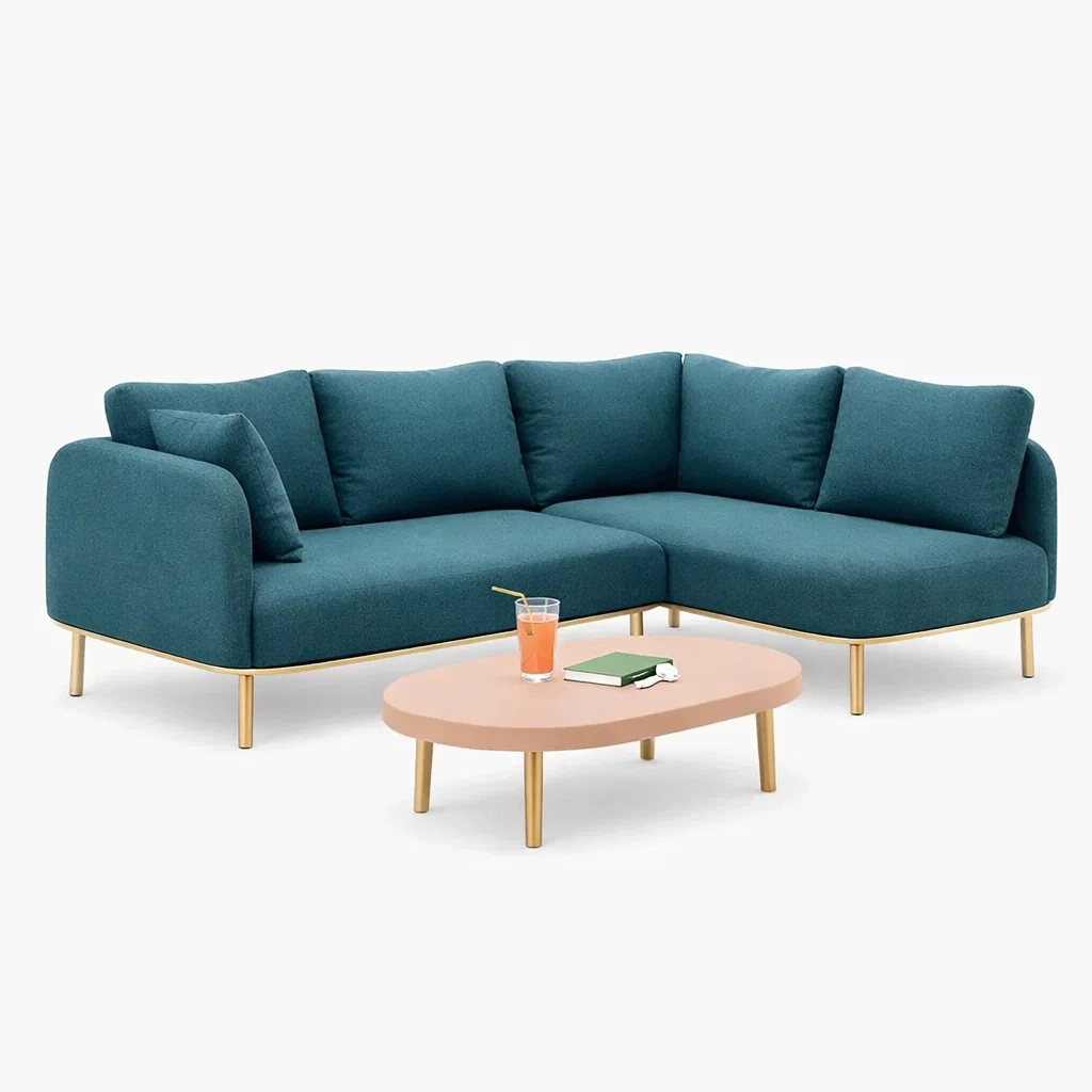 Modern Upholstered Sectional Sofa-Kestaro