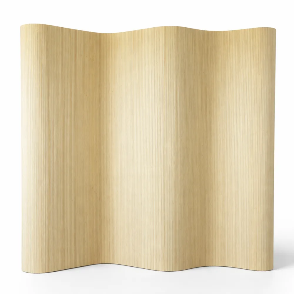 Écran de Séparation en Bambou, Naturel, 200 x 250 cm