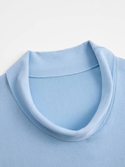 Cowl Neck Knit Top