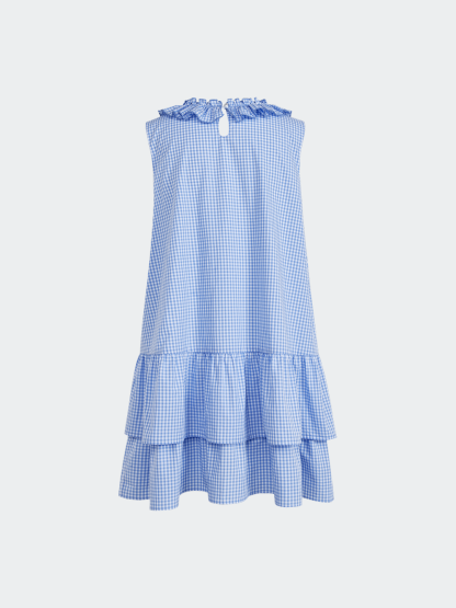 Gingham Tiered Ruffle Dress