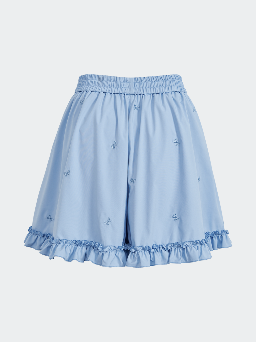 Elastic Waist Bow Shorts