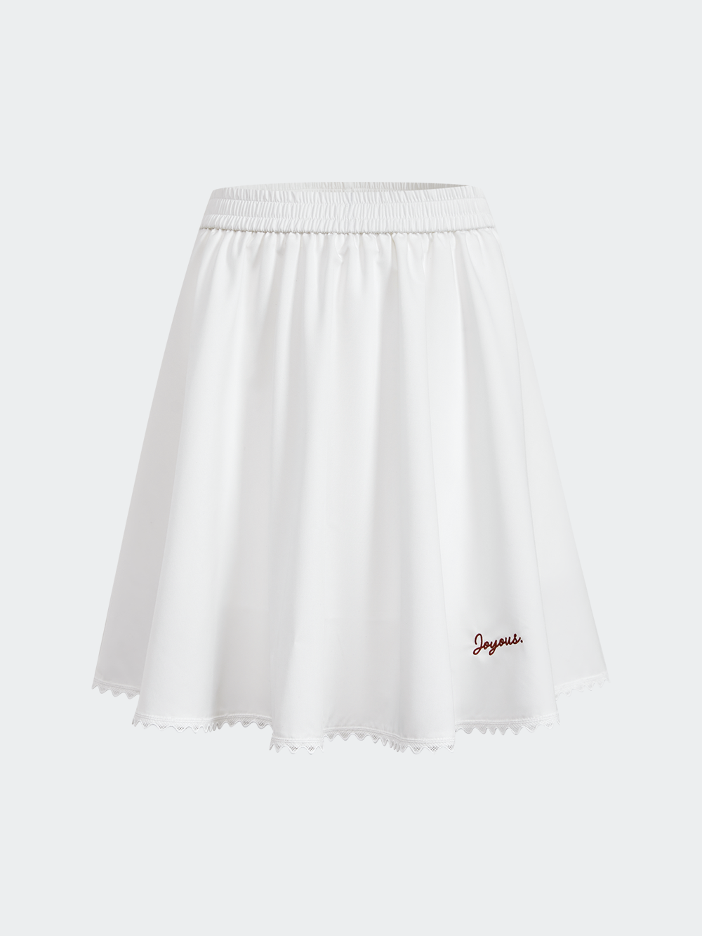Elastic Waist Mini Skirt
